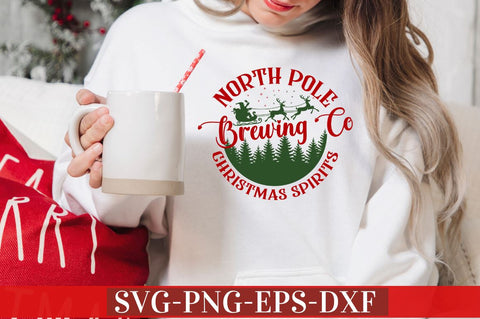 North pole brewing co christmas spirits SVG SVG DESIGNISTIC 