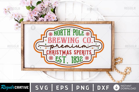 North pole brewing co SVG SVG Regulrcrative 
