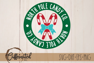 North Pole Candy Co SVG SVG Caffeinated SVGs 