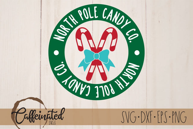 North Pole Candy Co SVG SVG Caffeinated SVGs 