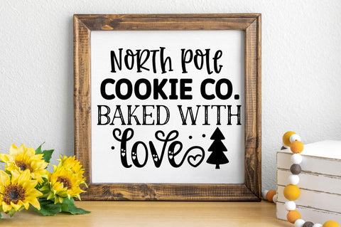 North pole cookie co. baked with love SVG Design SVG Regulrcrative 