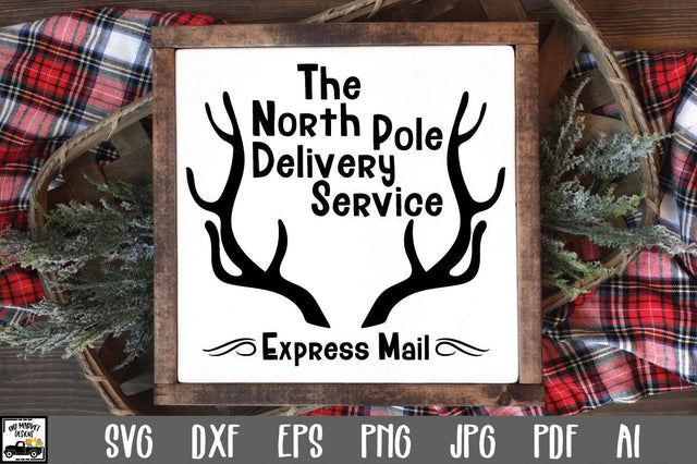 North Pole Delivery Service SVG Cut File - Christmas SVG SVG Old Market 