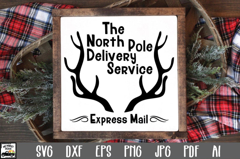 North Pole Delivery Service SVG Cut File - Christmas SVG SVG Old Market 