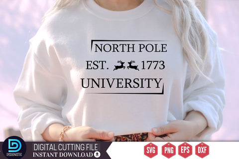 North pole est.1773 university SVG SVG DESIGNISTIC 