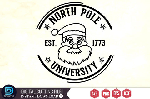 North pole est.1773 university SVG SVG DESIGNISTIC 