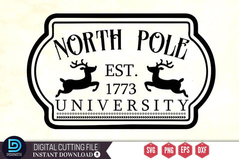 North pole est.1773 university SVG SVG DESIGNISTIC 