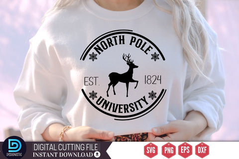 North pole est.1824 university SVG SVG DESIGNISTIC 