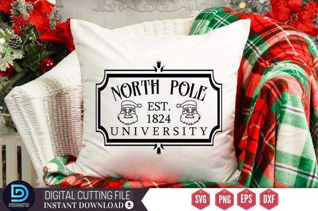 North pole est.1824 university SVG SVG DESIGNISTIC 