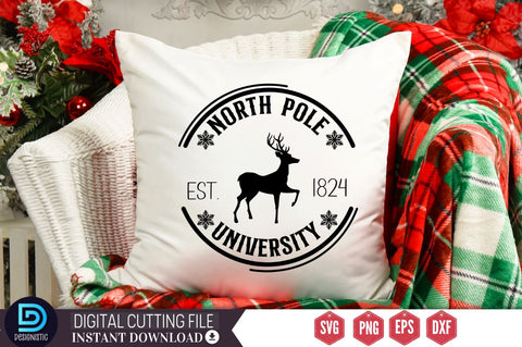 North pole est.1824 university SVG SVG DESIGNISTIC 