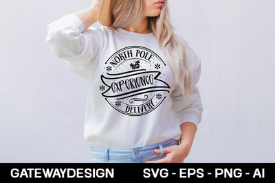 North Pole Experience Delivery Svg Design SVG designmaster24 
