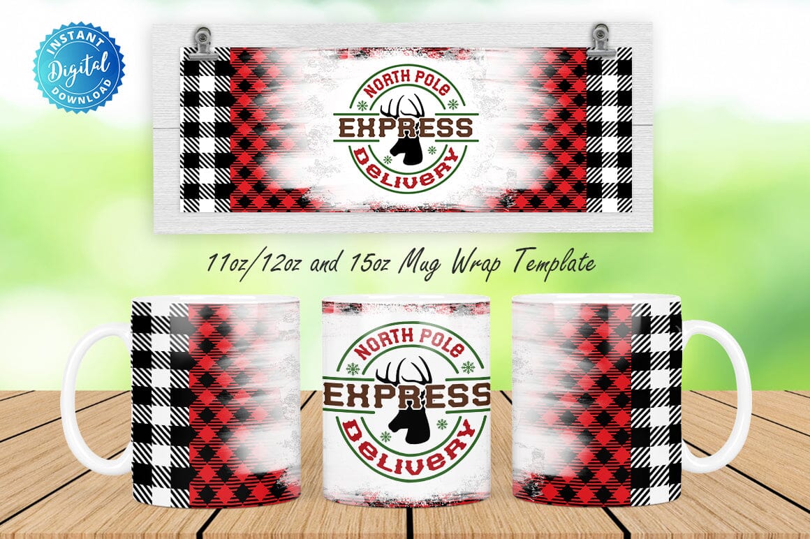 North Pole Express Coffee Cups