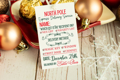 North pole express delivery service SVG Design SVG Regulrcrative 