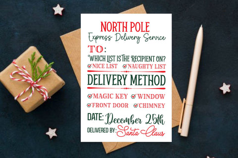North pole express delivery service to SVG Design SVG Regulrcrative 