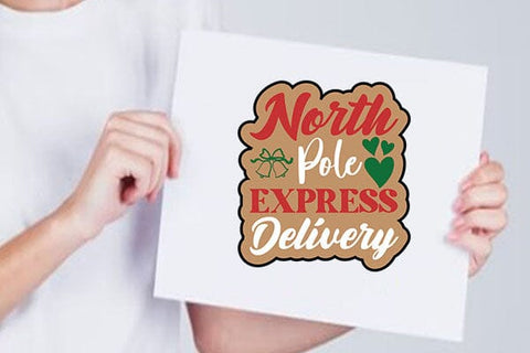 North Pole Express Delivery SVG Angelina750 