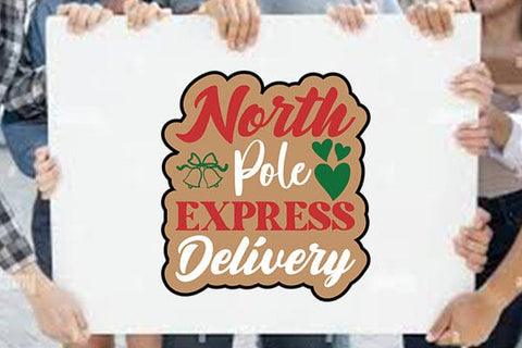 North Pole Express Delivery SVG Angelina750 