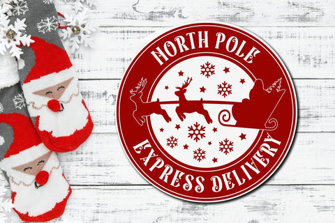 North Pole Express Delivery SVG SVG So Fontsy Design Shop 