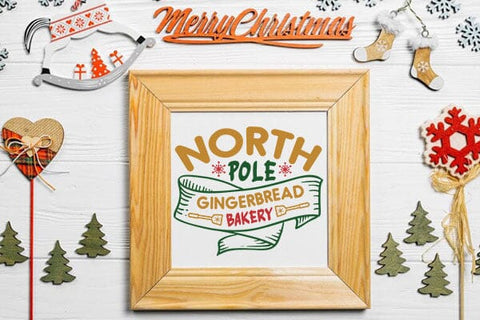 north pole gingerbread bakery SVG Angelina750 