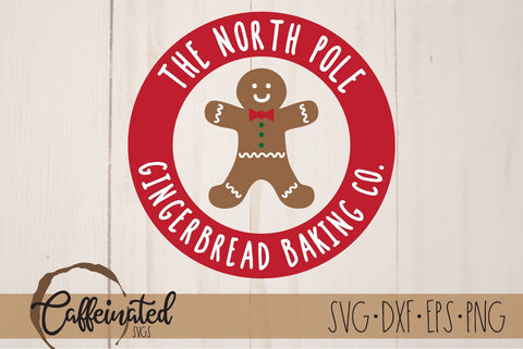 North Pole Gingerbread Baking Co SVG SVG Caffeinated SVGs 