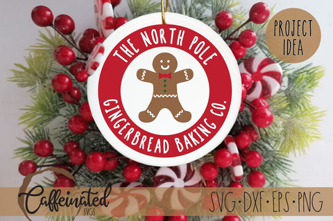 North Pole Gingerbread Baking Co SVG SVG Caffeinated SVGs 