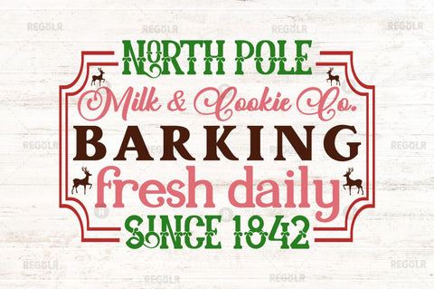 North pole milk & cookie co SVG SVG Regulrcrative 
