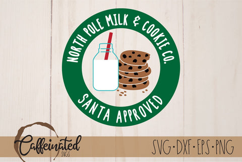 North Pole Milk & Cookie Company SVG SVG Caffeinated SVGs 