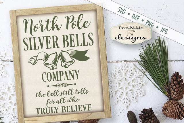 North Pole Silver Bells Company - SVG SVG Ewe-N-Me Designs 
