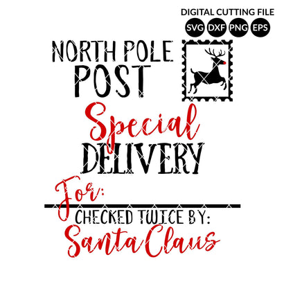 North Pole Special Delivery SVG So Fontsy Design Shop 