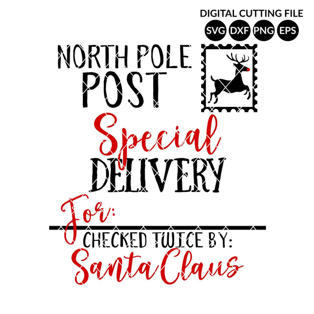 North Pole Special Delivery SVG So Fontsy Design Shop 