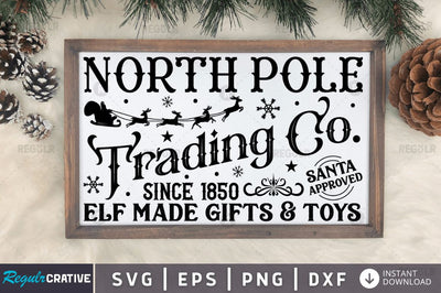 North pole trading co since 1850 SVG SVG Regulrcrative 