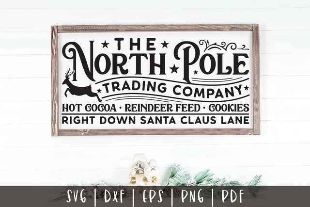 North Pole Trading Company, Vintage Christmas SVG SVG CraftLabSVG 