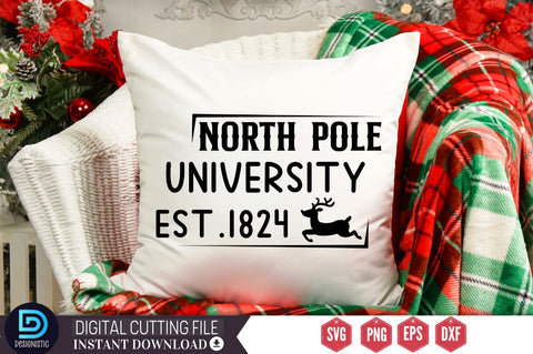 North pole university est.1824 SVG SVG DESIGNISTIC 