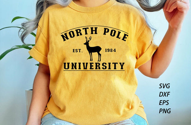 North Pole University SVG, North Pole Svg, Winter Svg, Christmas Vibes Svg, Merry Christmas Svg, Christmas Jumper Svg, Christmas Shirt Svg SVG MD mominul islam 