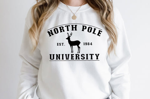North Pole University SVG, North Pole Svg, Winter Svg, Christmas Vibes Svg, Merry Christmas Svg, Christmas Jumper Svg, Christmas Shirt Svg SVG MD mominul islam 