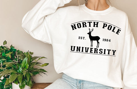 North Pole University SVG, North Pole Svg, Winter Svg, Christmas Vibes Svg, Merry Christmas Svg, Christmas Jumper Svg, Christmas Shirt Svg SVG MD mominul islam 