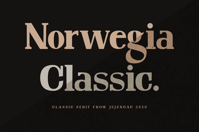 Norwegia Classic serif font Font nearzz 