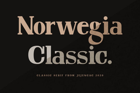 Norwegia Classic serif font Font nearzz 