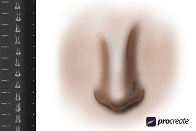Nose Procreate Stamps SVG SvgOcean 