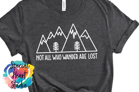 Not all who wander are lost SVG Special Heart Studio 