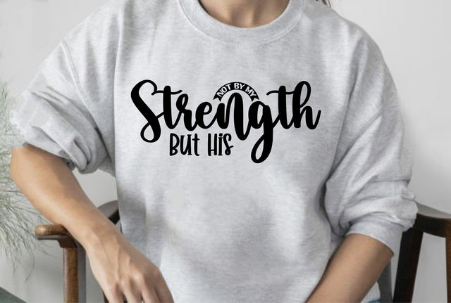 Not by My Strength but His SVG orpitasn 