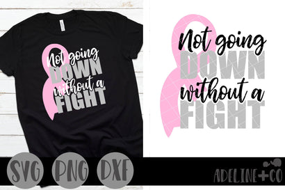 Not going down without a fight, Cancer SVG Adeline&co 
