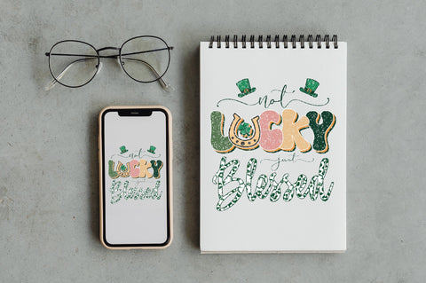 Not Lucky Just Blessed Sublimation Sublimation Jagonath Roy 