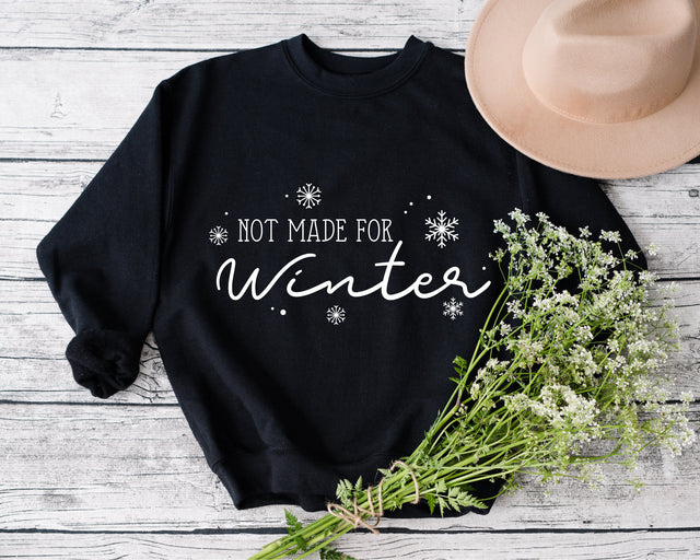 Not made for winter svg, Funny winter svg, Winter season svg, I Wasn't Made for Winter svg, Holidays Svg, Hello Winter svg, Snowflakes svg SVG Fauz 