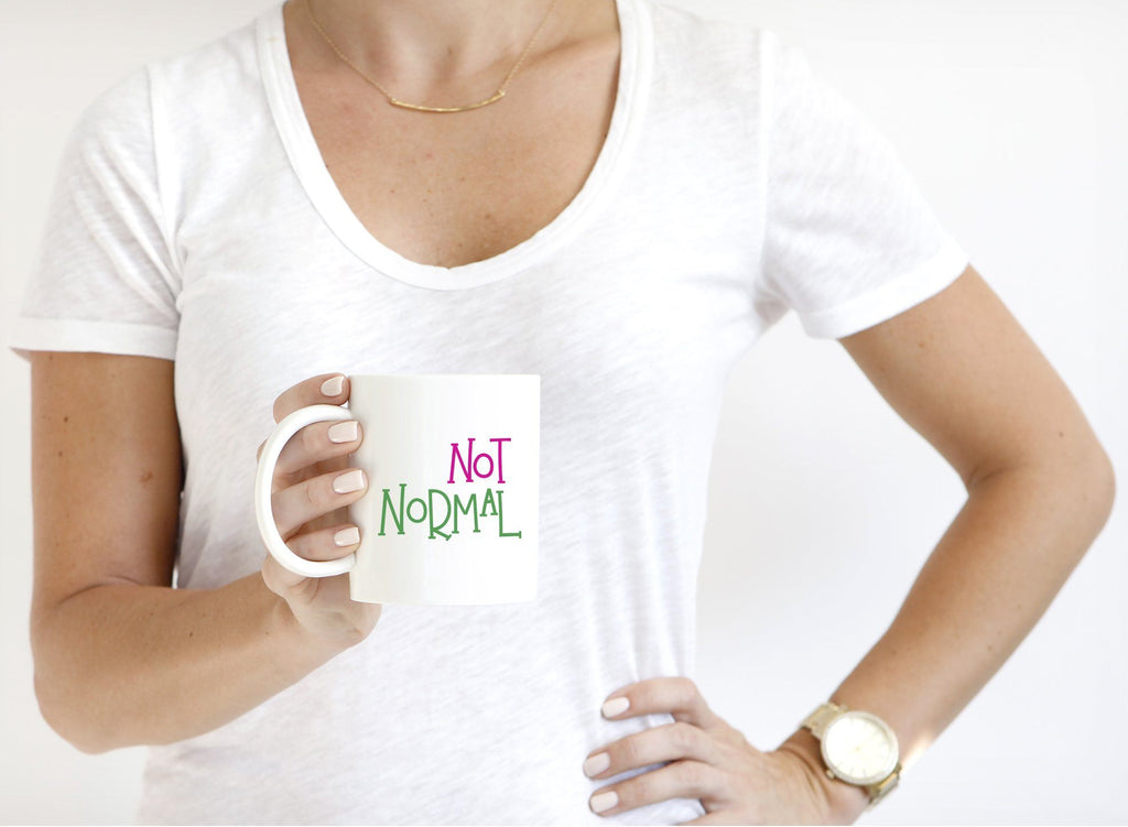 Not Normal Hand Lettered SVG Cut File - So Fontsy