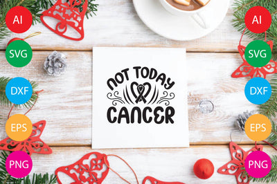 Not Today Cancer SVG CraftlabSvg29 