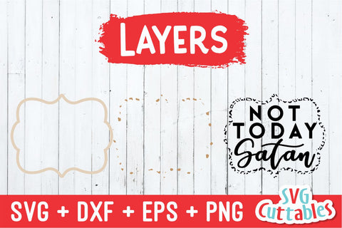 Not Today Satan Svg Cuttables 