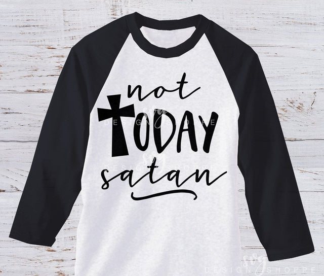 Not Today Satan SVG SVG SVG Design Shoppe 