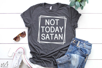 Not today Satan t shirt svg SVG Isabella Machell 