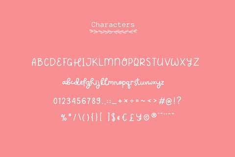 Not Very Humdrum Font Cotton White Studio 