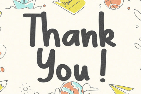 Note Kids School Font Letterena Studios 