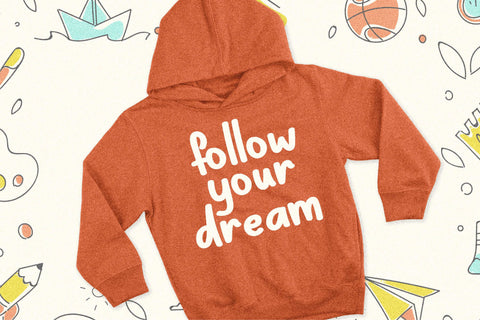 Note Kids School Font Letterena Studios 